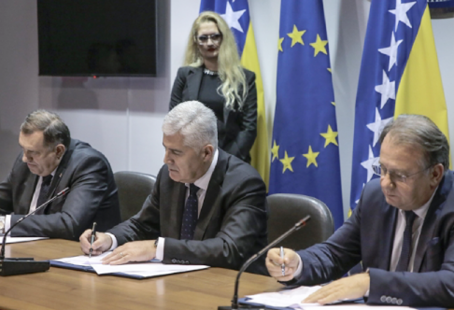 Bosniya və Herseqovinada hökumətin qurulması üçün koalisiya sazişi imzalanıb