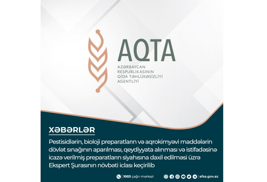 Ekspert Şurasının iclasında 23 adda preparatla əlaqədar imtina qərarı verilib