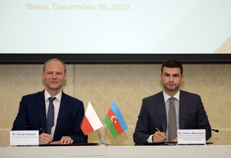 KOBIA de Azerbaiyán y “Startup Hub Poland” firman un Memorando de Entendimiento

