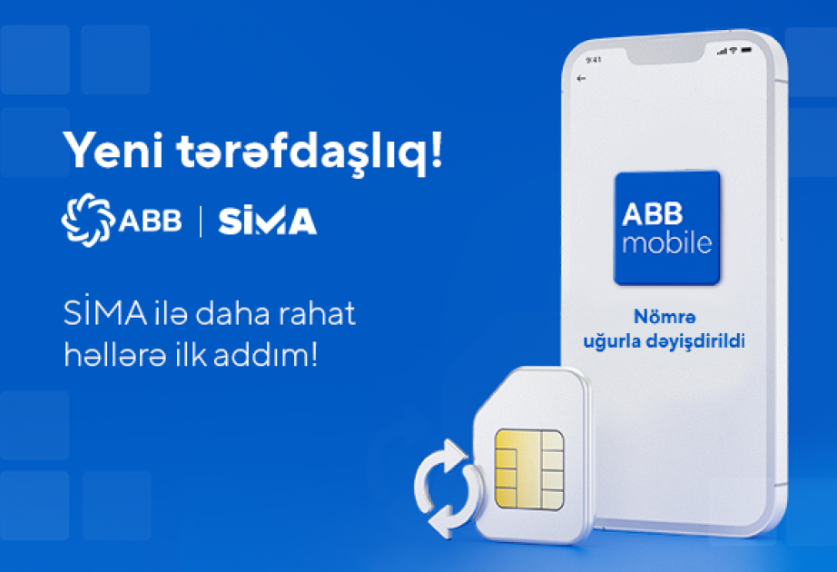 ®  SİMA indi “ABB mobile”də