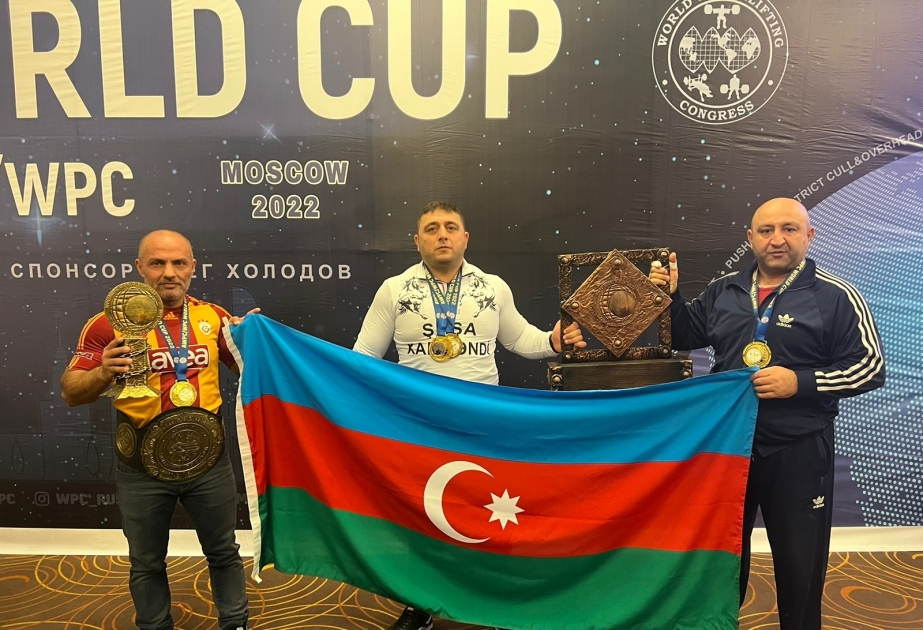 Zaur Cəfərov pauerliftinq üzrə altıqat dünya çempionu olub