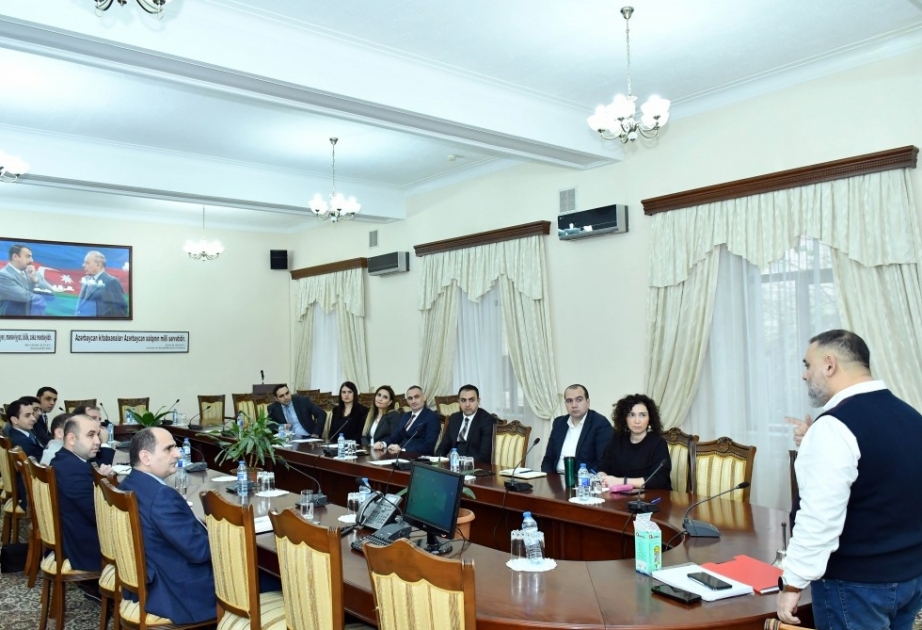 Mədəniyyət Nazirliyinin əməkdaşları üçün treninq