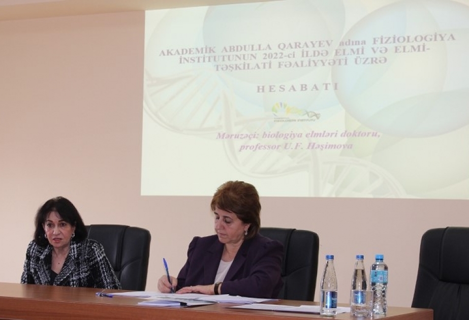 Fiziologiya İnstitutunda 143 elmi əsər yerli və xarici mətbuatda çap edilib