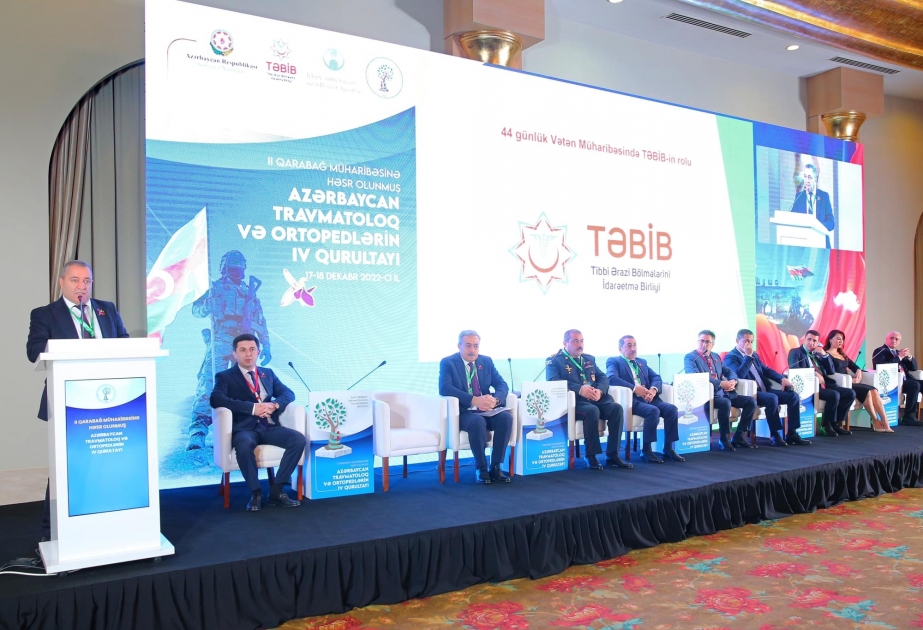 Travmatologiya və ortopediyanın aktual problemləri müzakirə olunub