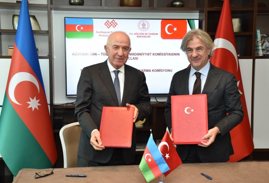 Ministerios de Cultura de Azerbaiyán y Türkiye firman un protocolo