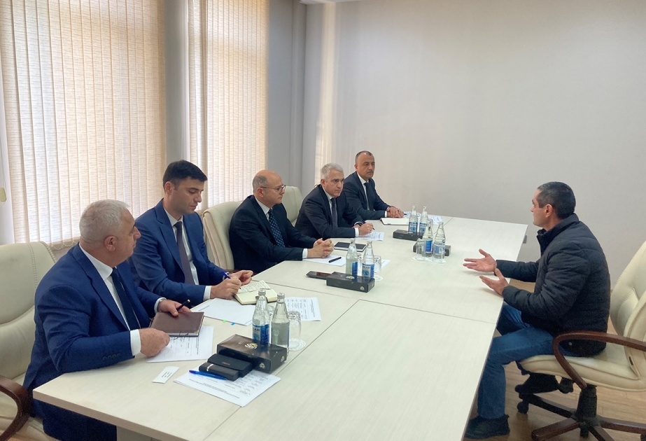 Energetika naziri Zaqatalada vətəndaşlarla görüşüb