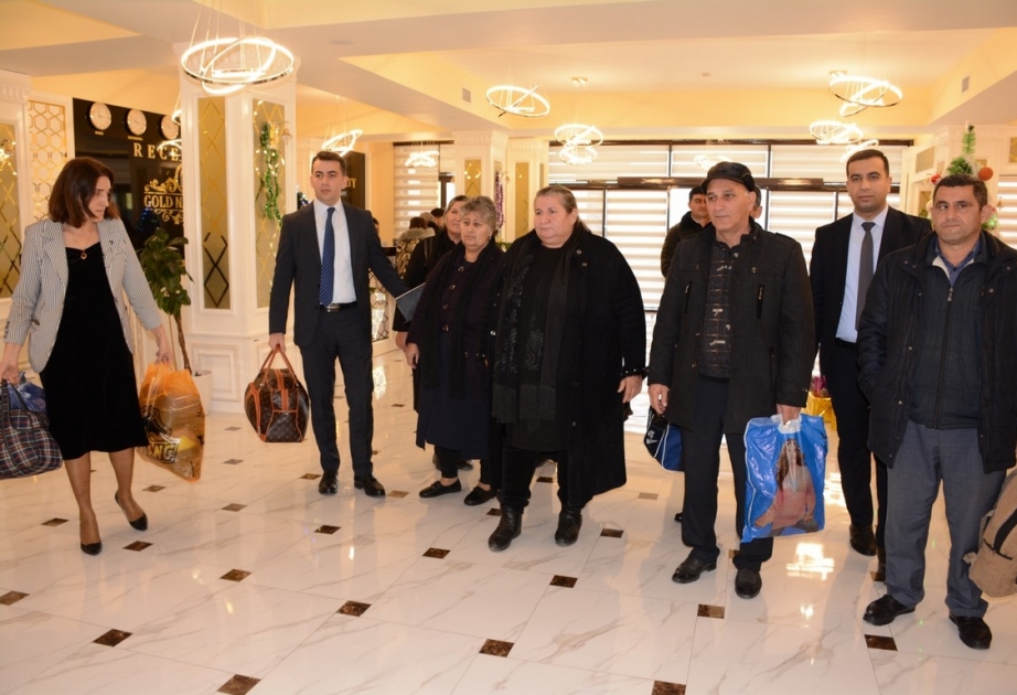 Tərtərdə bir qrup şəhid ailəsi və Vətən müharibəsi əlili müalicəyə yola salınıb