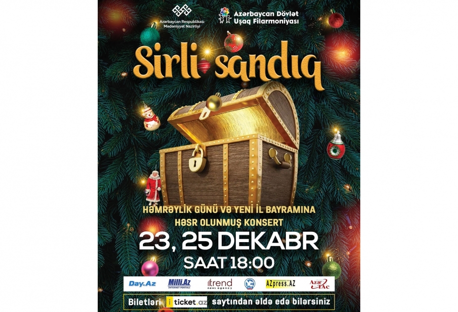 Uşaq Filarmoniyasında Yeni il konserti – “Sirli sandıq”