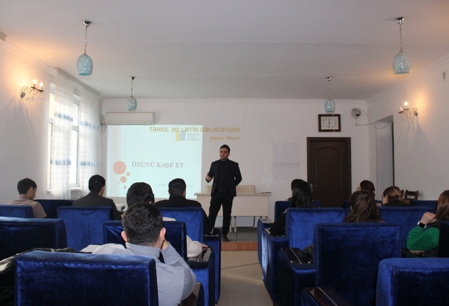 Mingəçevir Dövlət Universitetində tələbələr üçün təlimlər təşkil olunub