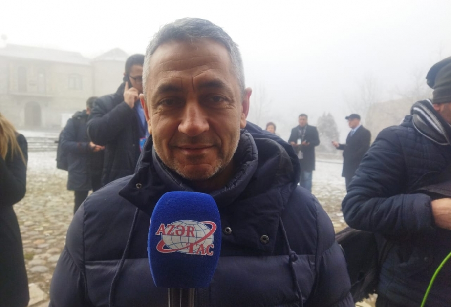Arpad Yanos Potapi: Şuşada olmaqdan çox məmnunam