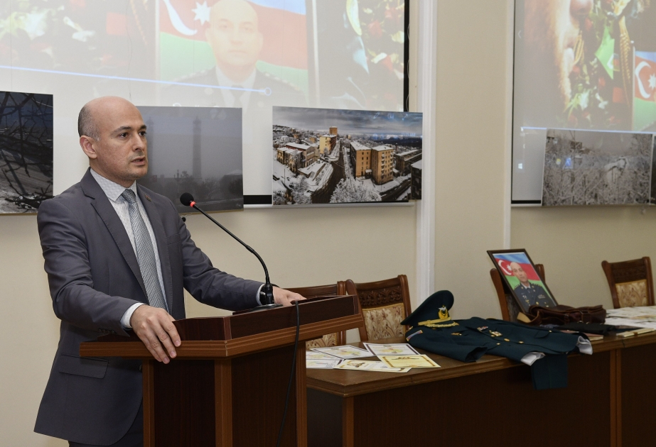 Tarix Muzeyində şəhid polkovnik Füzuli Cavadova həsr olunan tədbir: Son uçuş