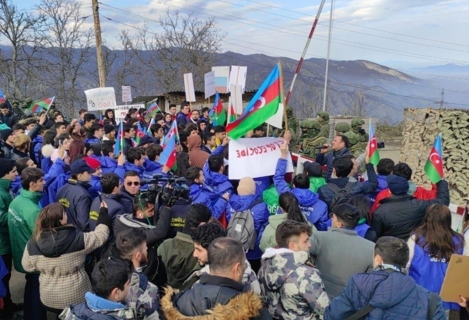 Declaración de los participantes de la acción de protesta celebrada en la carretera Shusha-Khankandi