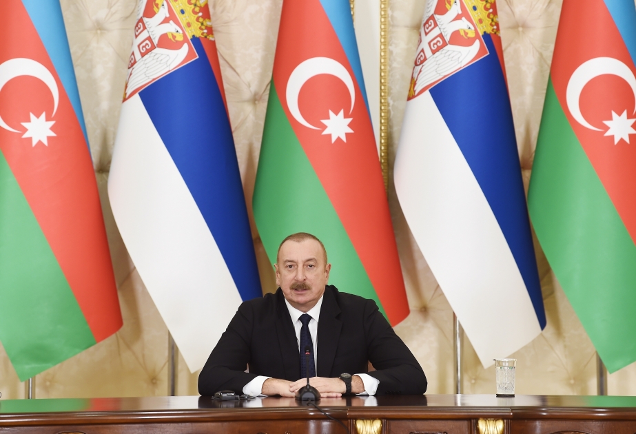 Presidente Ilham Aliyev: “Tanto Serbia como Azerbaiyán son países que disponen de sus recursos propios”