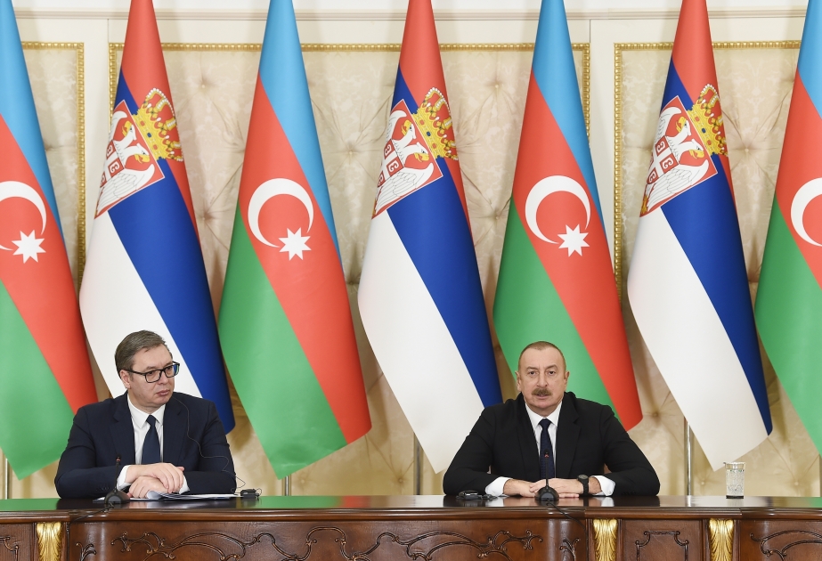 阿塞拜疆总统：塞尔维亚和阿塞拜疆一贯支持彼此领土完整和主权