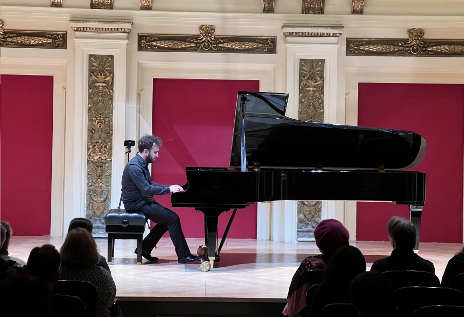 Gənc azərbaycanlı pianoçu Vyanada növbəti konsert proqramı ilə çıxış edib