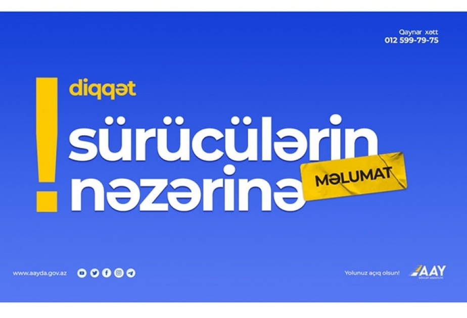 Bu yolda nəqliyyatın hərəkəti məhdudlaşdırılacaq