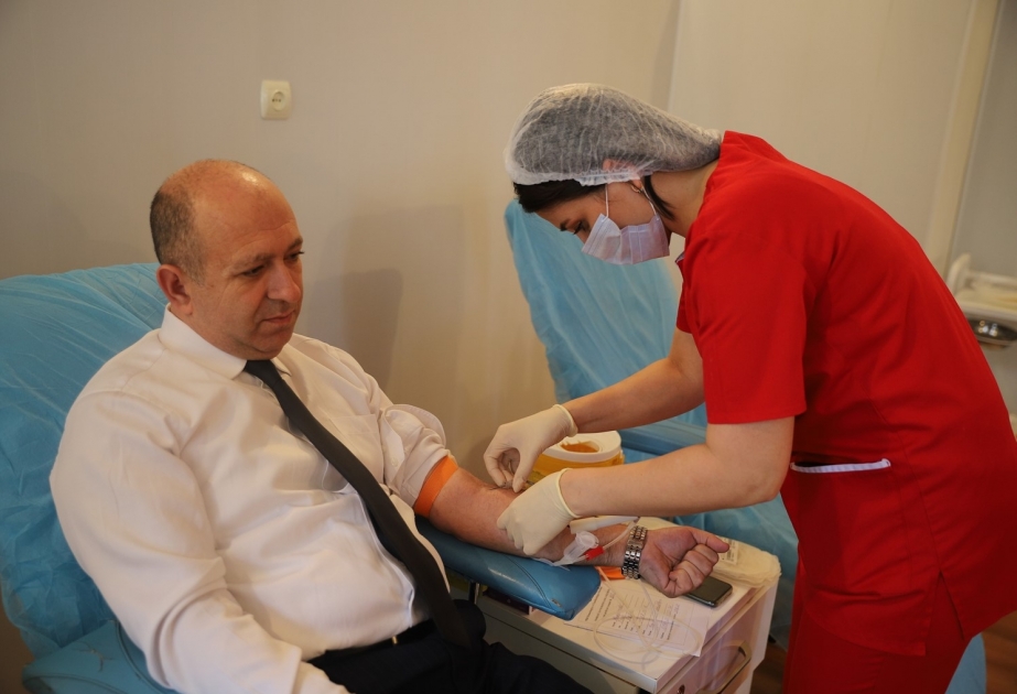 Gəncədə qanvermə aksiyası: “Talassemiyasız həyat naminə”