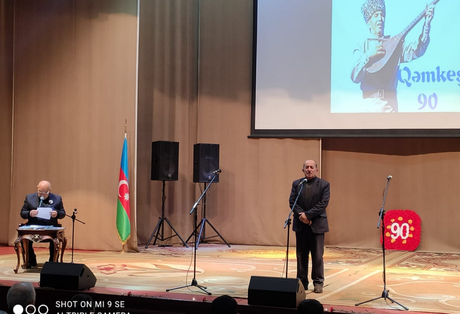 Ustad aşıq Allahverdi Qəmkeşin 90 illiyinə həsr olunmuş xatirə gecəsi keçirilib