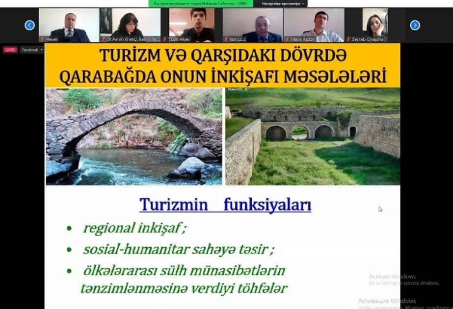 “Qarabağda turizm-rekreasiya potensialının qiymətləndirilməsi və inkişaf perspektivləri” - konfrans