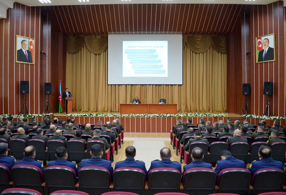 Defense Ministry: Training-methodological sessions held with officers and psychologists for ideological work and moral-psychological support ended