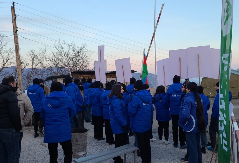 Xankəndi-Laçın yolu: Aksiya yüksək vətənpərvərlik əzmində davam edir