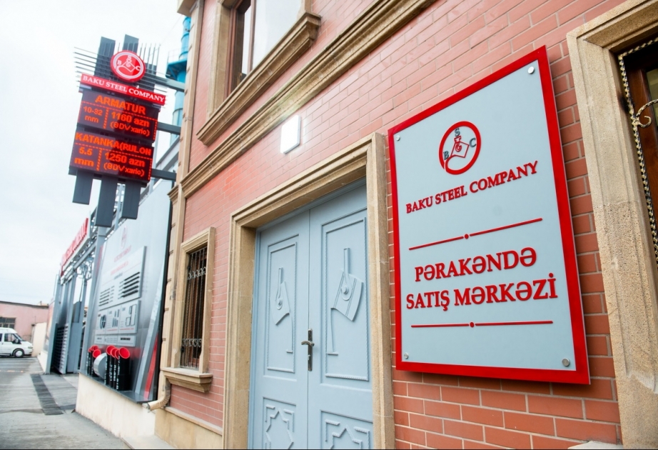®  “Baku Steel Company” QSC-nin ilk rəsmi pərakəndə satış mərkəzi açılıb