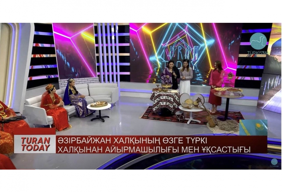 Qazaxıstan televiziyasında Azərbaycanın milli-mədəni dəyərlərindən bəhs edilib
