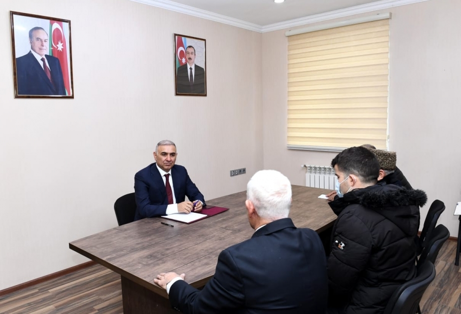 “Azərişıq”ın sədri Şamaxıda vətəndaşlarla görüşüb