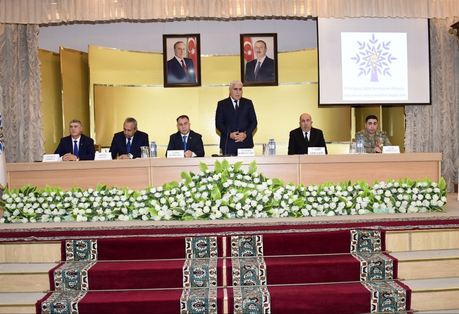 Qalib Azərbaycan dünyaya inkişafın ən təkmil modelini təqdim edir