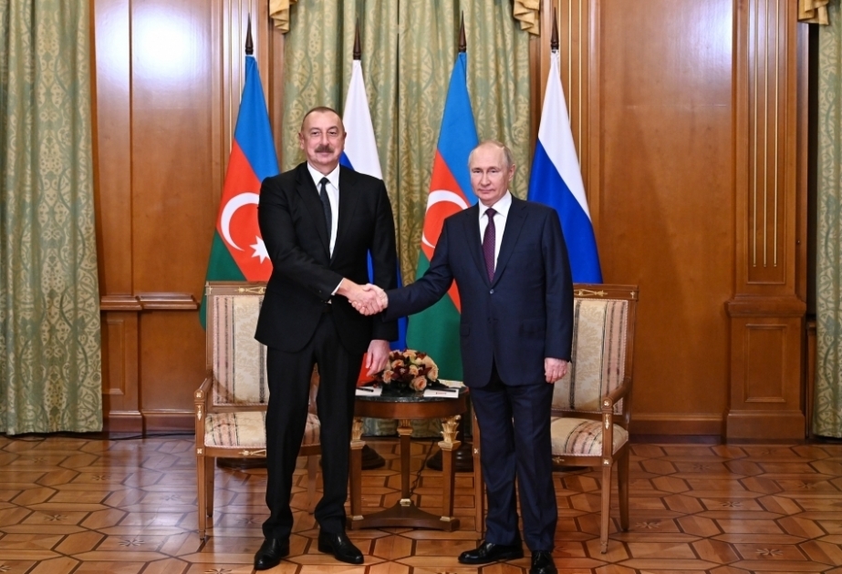 Vladimir Putin telefoneó al presidente de la República de Azerbaiyán