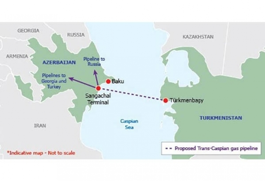 أذربيجان تتخذ الخطوات اللازمة لبناء خط أنابيب الغاز العابر لبحر الخزر