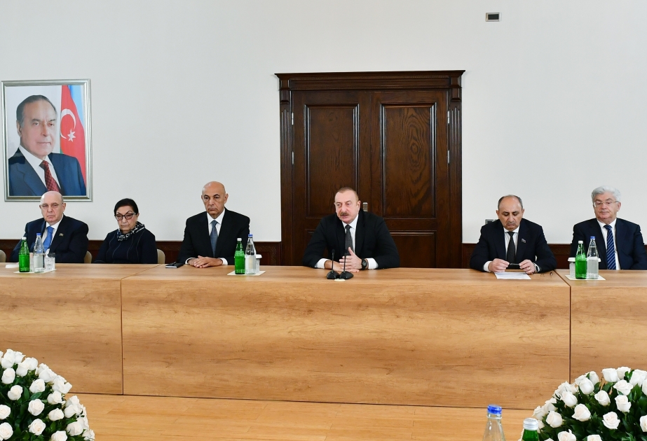 President Ilham Aliyev: Rights of West Azerbaijanis must be restored and they must be able to return to their native lands