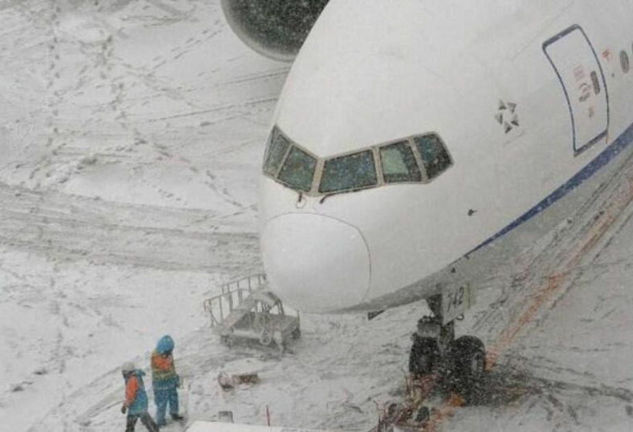 ABŞ-da qar fırtınası 1500-dən çox aviareysin ləğvi və ya gecikməsinə səbəb olub