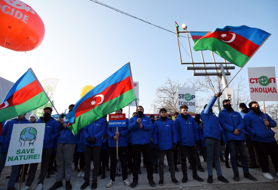 Laçın-Xankəndi yolundakı aksiya ermənilərin qanunsuz davranışlarının qarşısını alır