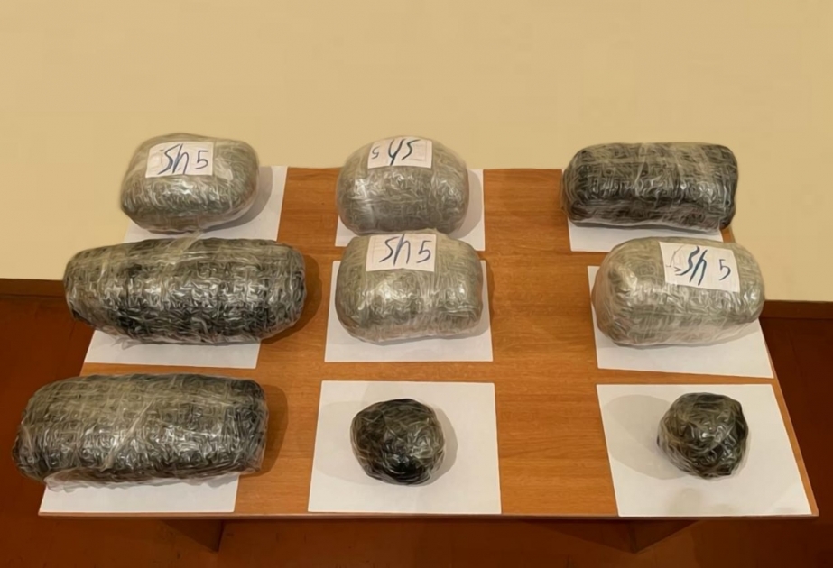 On kiloqrama yaxın narkotik vasitənin Azərbaycana keçirilməsinin qarşısı alınıb