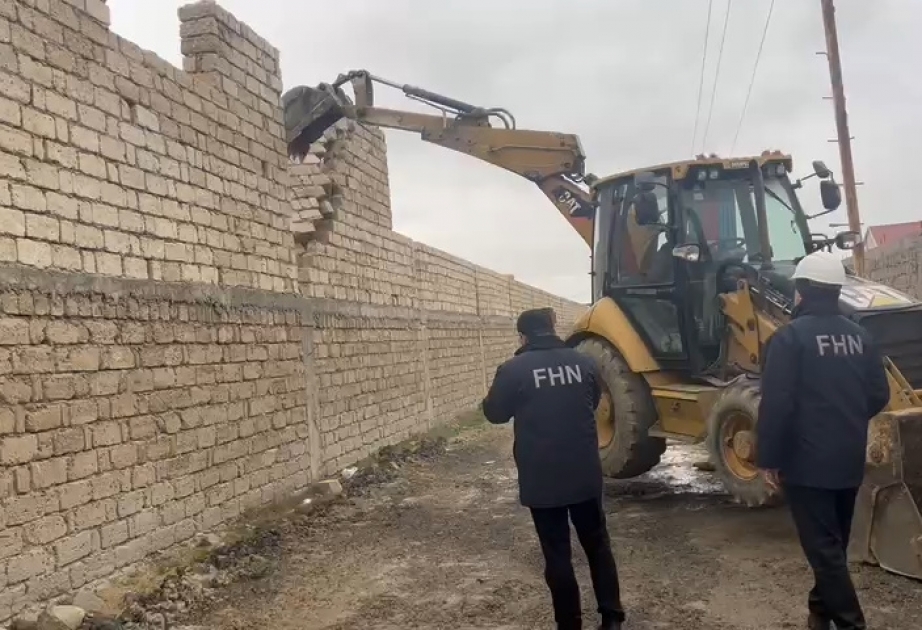 Abşeron rayonunda qanunsuz tikintinin qarşısı alınıb