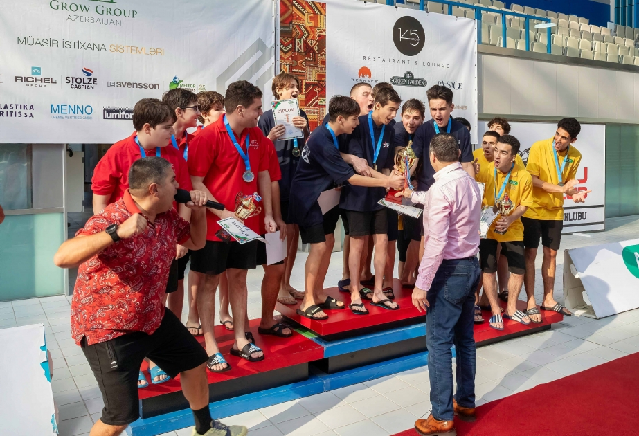Su İdman Sarayında mini su polosu üzrə turnirə yekun vurulub