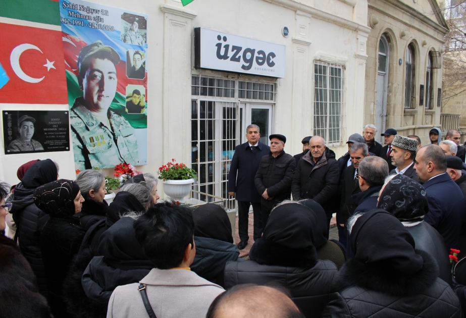 Vətən müharibəsi şəhidi Əli Nağıyevin ailə üzvləri ziyarət olunub