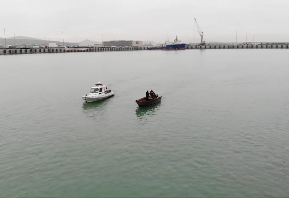 Bakı Limanı Su polisi ilə birgə təlim keçirib