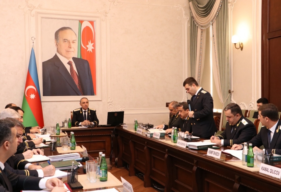 Baş Prokurorluğun kollegiya iclası keçirilib