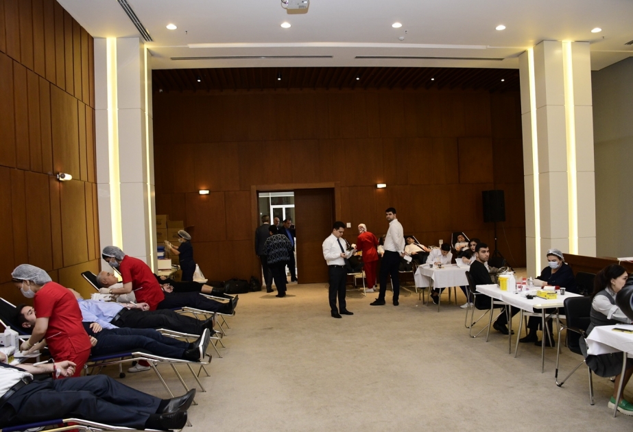 YAP Mərkəzi Aparatında qanvermə aksiyası təşkil edilib