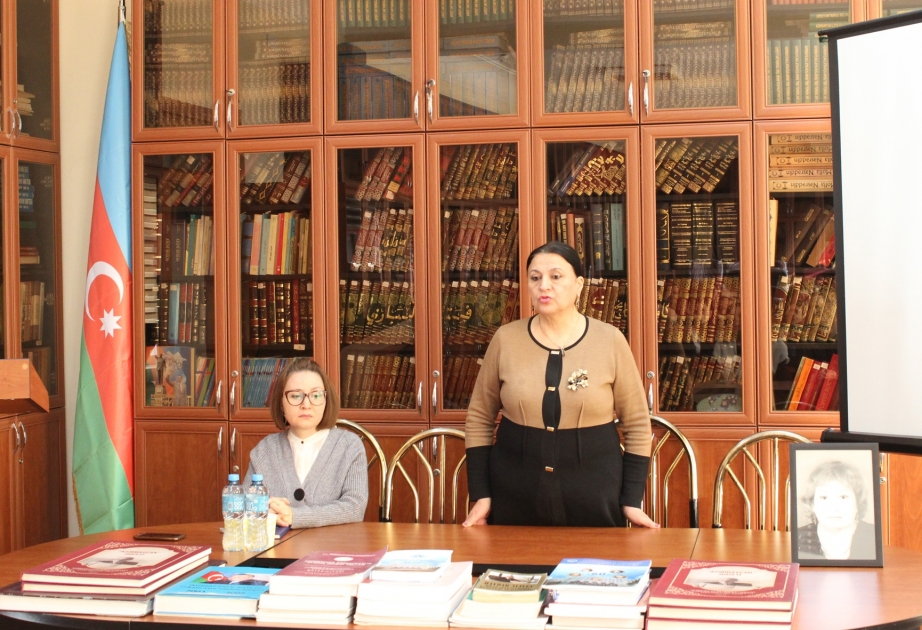 Tanınmış şərqşünas alim Esmeralda Həsənovanın xatirəsi anılıb