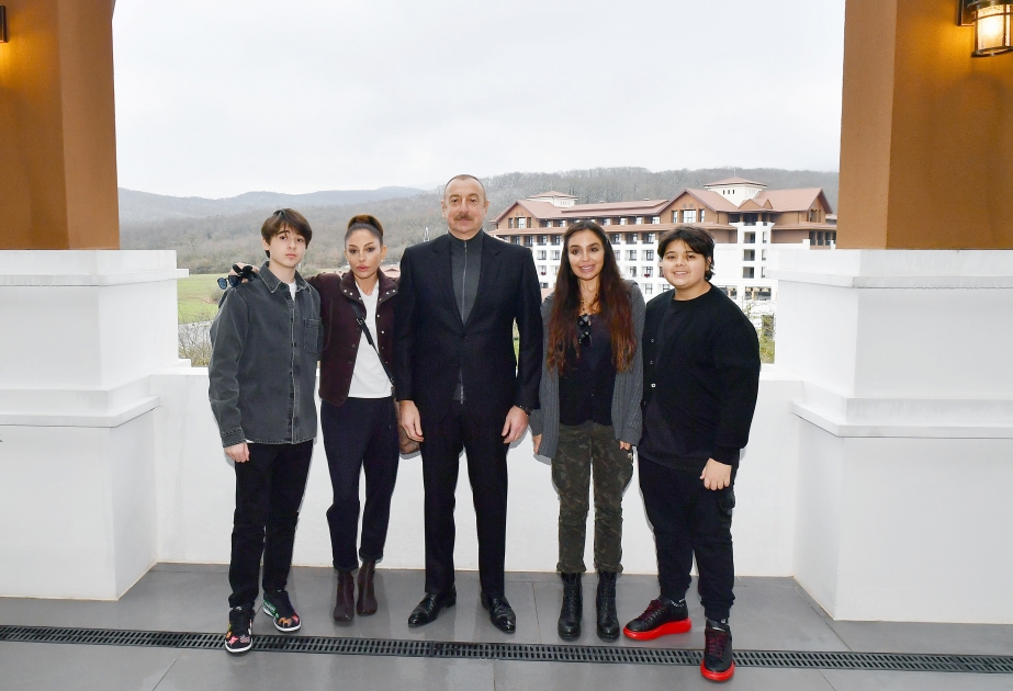 President Ilham Aliyev and First Lady Mehriban Aliyeva attended inauguration of Shabran Wellbeing Resort VIDEO