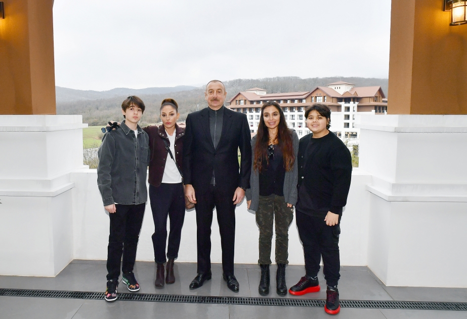 Präsident Ilham Aliyev weiht Erholungskomplex in Region Shabran ein VIDEO