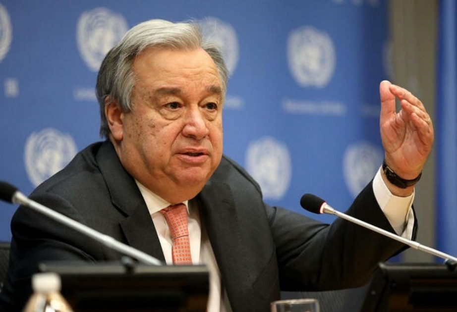 UN chief calls for putting peace at center of actions, words