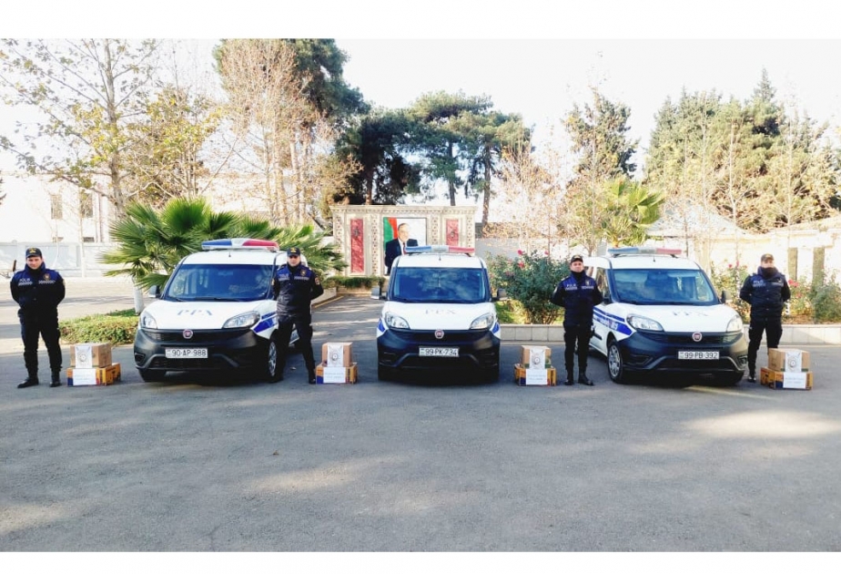Biləsuvarda polis əməkdaşları şəhid ailələrini ziyarət ediblər