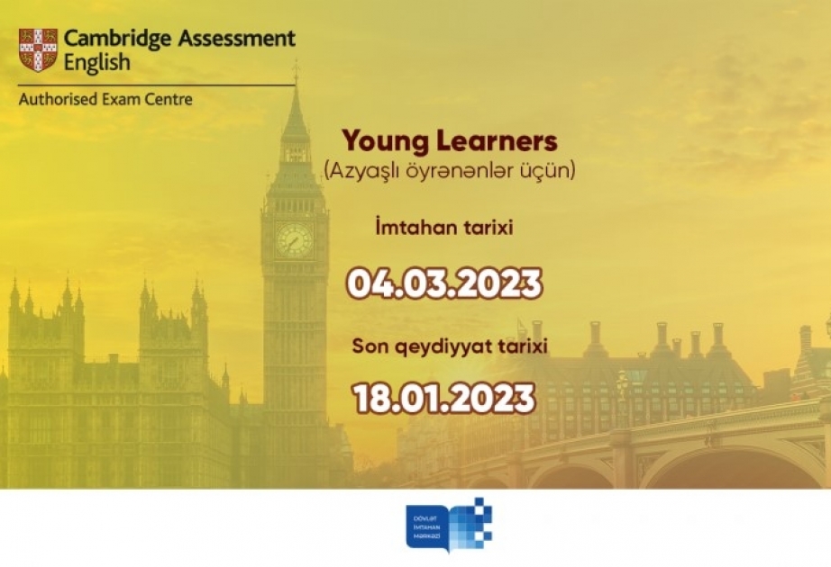 DİM: “Young Learners” imtahanlarına qeydiyyat aparılır