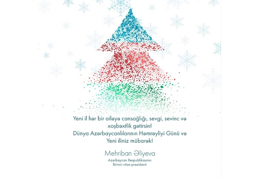 Mehriban Aliyeva partage une publication liée à la Journée de solidarité des Azerbaïdjanais du monde