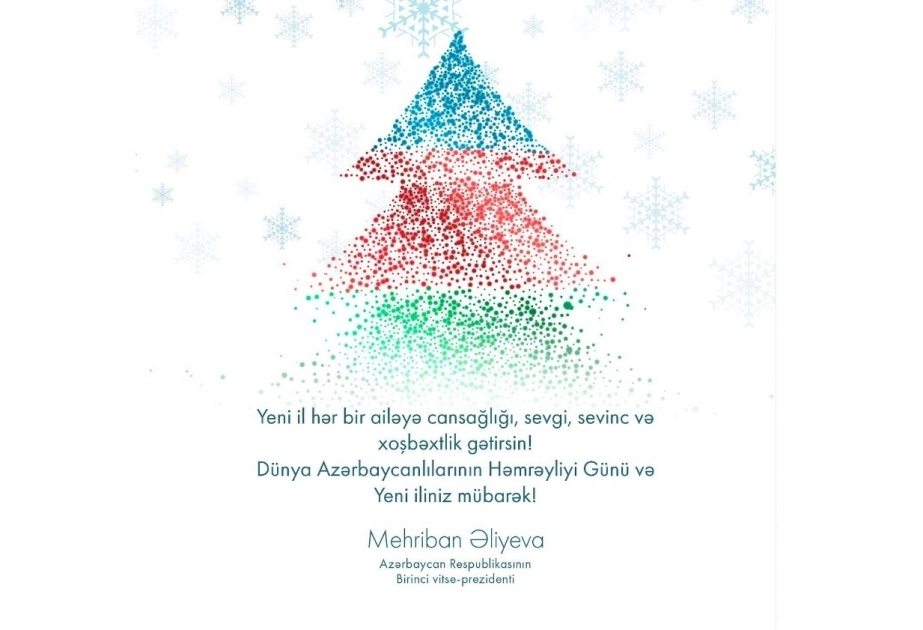 Erste Vizepräsidentin Mehriban Aliyeva teilt auf Instagram Beitrag zum Tag der Solidarität der Welt-Aserbaidschaner