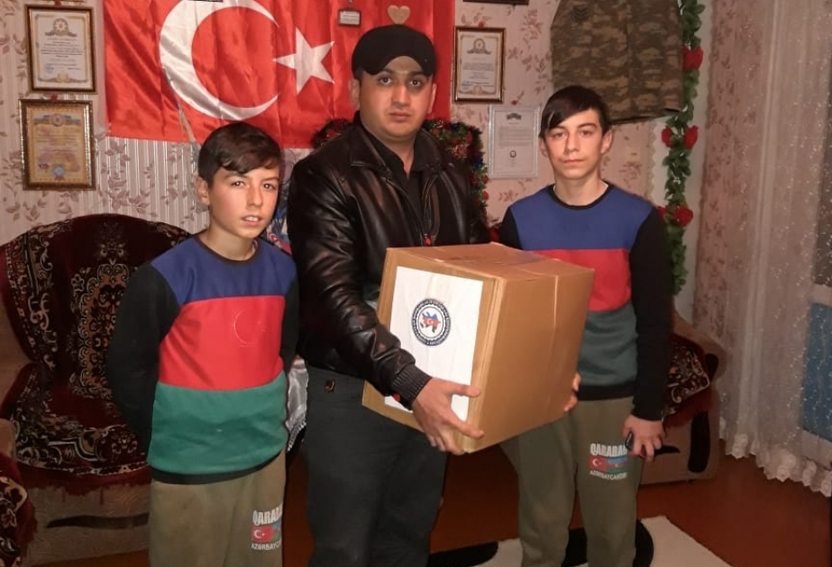 Daşkəsəndə şəhid ailələrinə bayram sovqatı paylanılıb